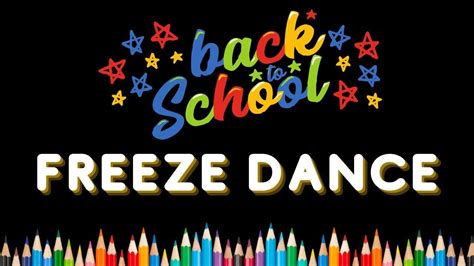 Back to School Freeze Dance | Movement Break | Brain Break | Freeze ...