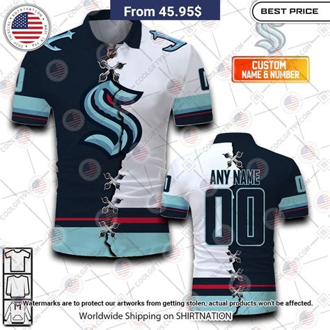 HOT Seattle Kraken Mix Home Away Jersey Polo Shirt • Shirtnation - Shop trending t-shirts online ...