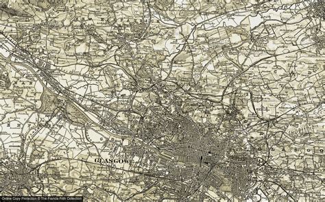 Historic Ordnance Survey Map of Maryhill, 1904-1905