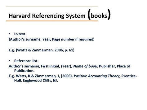 Lecture 24 Referencing Harvard Referencing System Journal Article