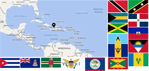 One Dozen Caribbean Nations Flags 12x18 inch stick flags Rough Tex ® 1 – FLAGS BY THE DOZEN