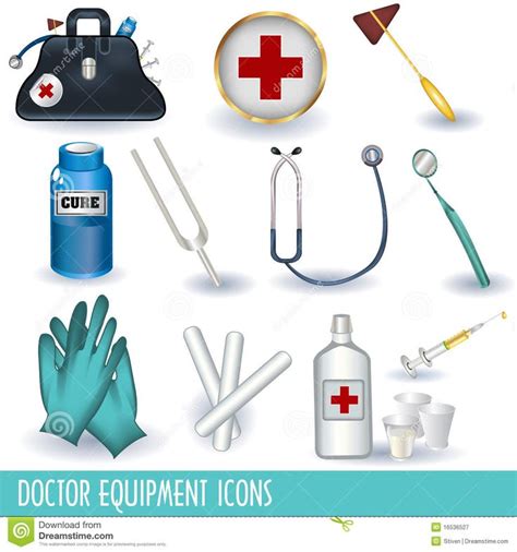 Medical Equipment Icons