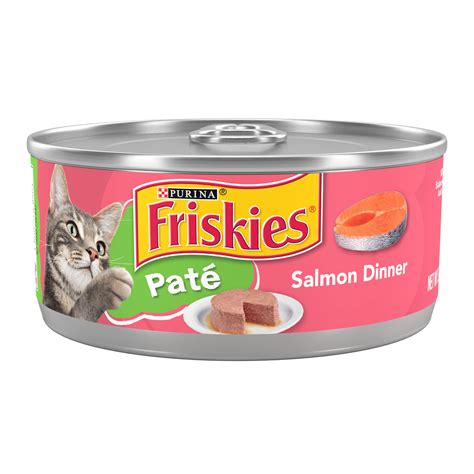 Purina Friskies Pate Wet Cat Food, Salmon Dinner - (24) 5.5 oz. Cans 5. ...