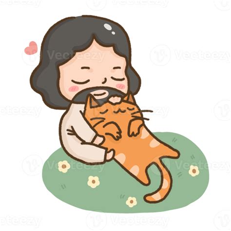 god with cat element illustration 20050933 PNG