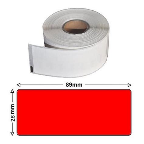 Etiket label voor Dymo labelwriter 450 TURBO | rood | huismerk | bol.com