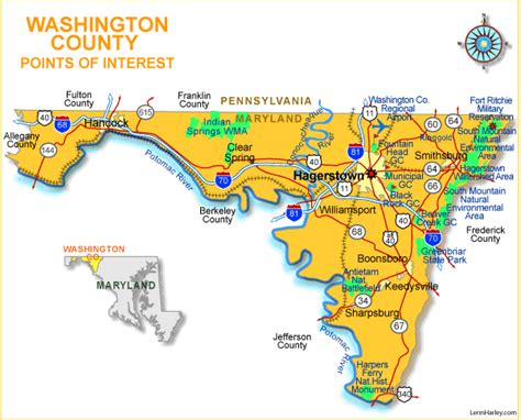 Washington County Md Maps