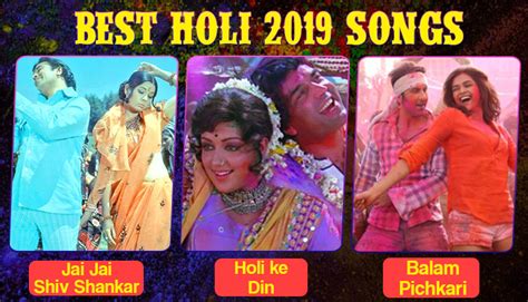 Holi 2019: Top 13 Hindi Songs For The Festival Of Colours -The Live Mirror