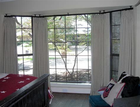 Bay Window Curtain Rod Ceiling Mount | Home Design Ideas