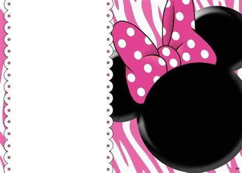 FREE blank invites | Minnie mouse party | Pinterest | Minnie mouse, Mice and Birthdays