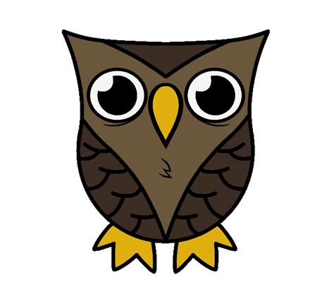 How to Draw a Cartoon Owl in a Few Easy Steps | Easy Drawing Guides