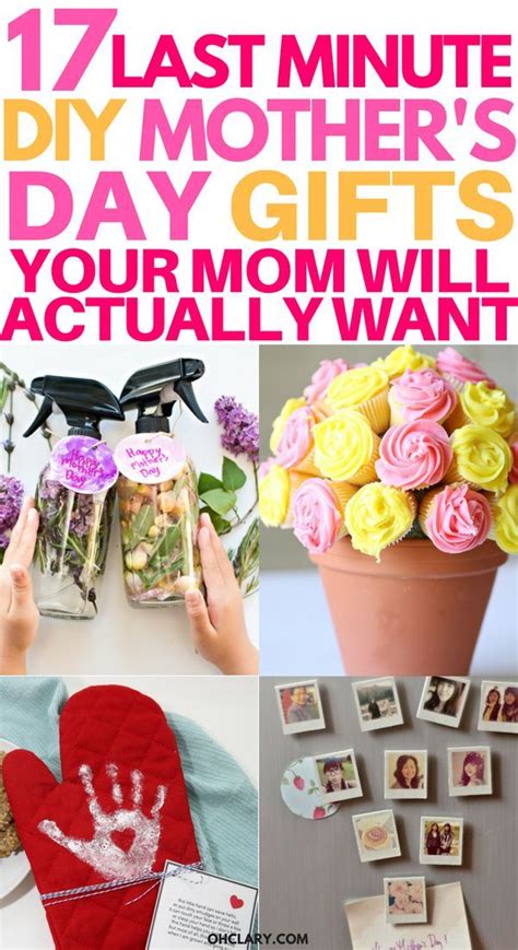 17 DIY Mother’s Day Crafts - Easy Handmade Mother’s Day Gifts ...