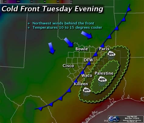 Cold Front Arrives Tomorrow - Rain Chances Return for East/Southeast TX ...