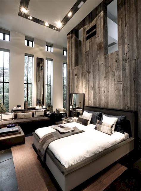 Nice 60 Modern Rustic Master Bedroom Ideas https://wholiving.com/60-modern-rustic-mas… | Rustic ...