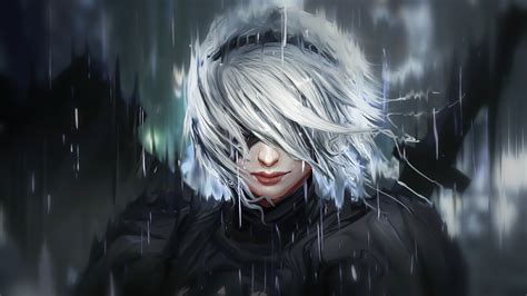 Nier Automata 2B Wallpaper 1920X1080 2b nier automata art artstation 4k