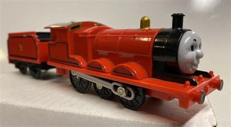 Thomas & Friends Trackmaster Motorized James Engine With Tender , 2006 | #2109159908