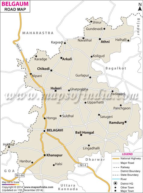 Belgaum Road Map