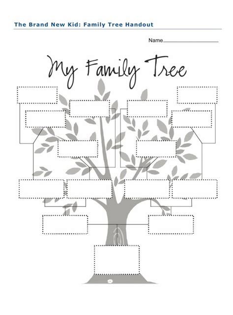 My Family Tree Worksheet Printable | Family tree printable, Family tree chart, Family tree worksheet