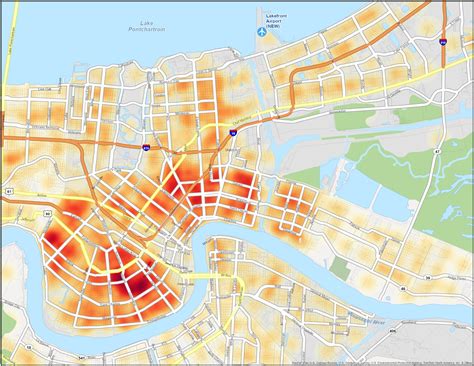 New Orleans Crime Map - GIS Geography