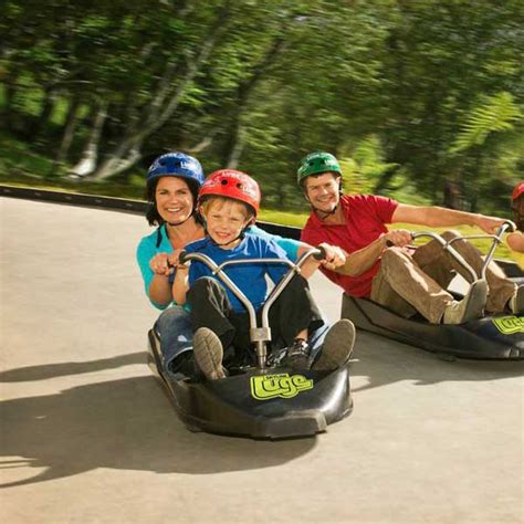 Skyline Gondola luge, Rotorua, New Zealand family holiday - New Zealand Guided Tours