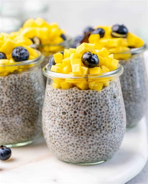 4-Ingredient Chia Seed Pudding Recipe | Healthy Fitness Meals