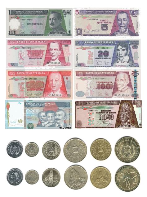 Monedas Y Billetes De Guatemala