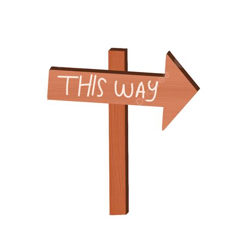 This Way Wood Sign, Wood, Wood Sign, Sign PNG Transparent Clipart Image ...