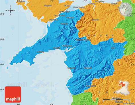 Political Map of Gwynedd