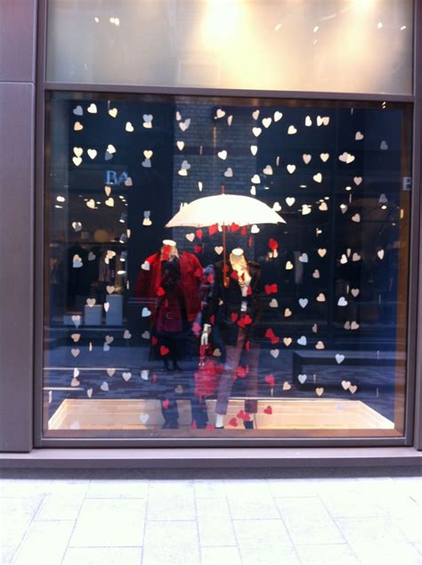 Marketing Monday - Romantic Banana Republic window display. | Valentines window display, Window ...