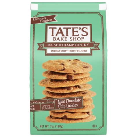 Tate's Bake Shop Limited Edition Mint Chocolate Chip Cookies, 7 oz - Kroger