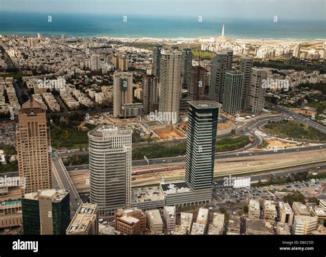 aerial view, Tel Aviv, Israel Stock Photo, Royalty Free Image: 56821337 - Alamy