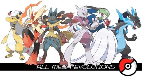 All Mega Evolutions (メガシンカ) - YouTube