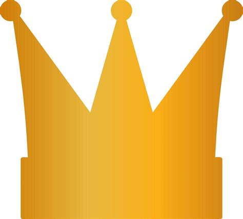 Gold Crown Isolated On White Background. Vector Illustration 21562511 Vector Art at Vecteezy