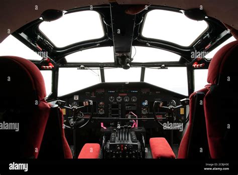 The cockpit of Martin Mars Coulson Flying Boat Water Bomber British ...