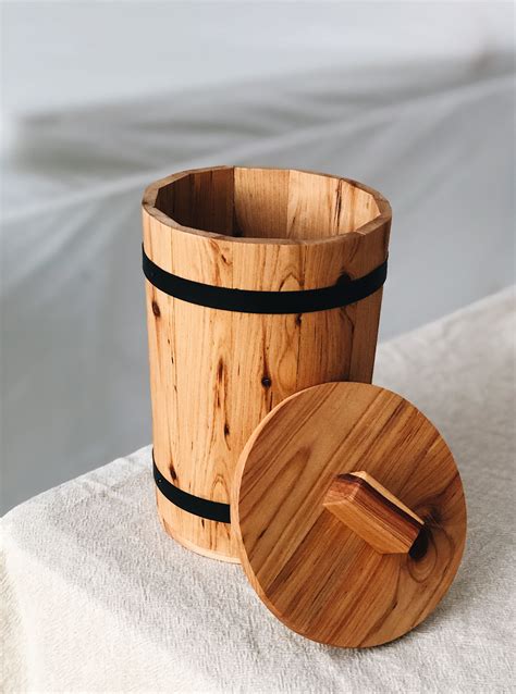 Wooden Coffee Pod Holder with Lid