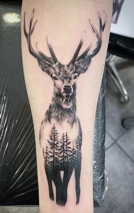 15 tatuajes de ciervos que debes ver | Animal tattoos for men, Antler ...