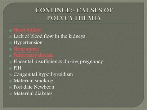 Polycythemia: Causes, symptoms, diagnosis and treatment