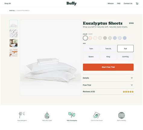 24 best product page design examples in the US (+ expert advice)