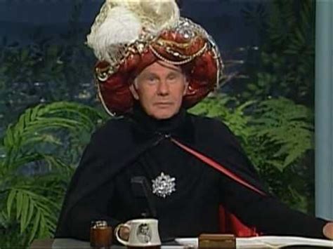 JOHNNY CARSON CARNAC THE MAGNIFICENT Nov 09 1989 | Johnny carson, Here comes johnny, Johnny