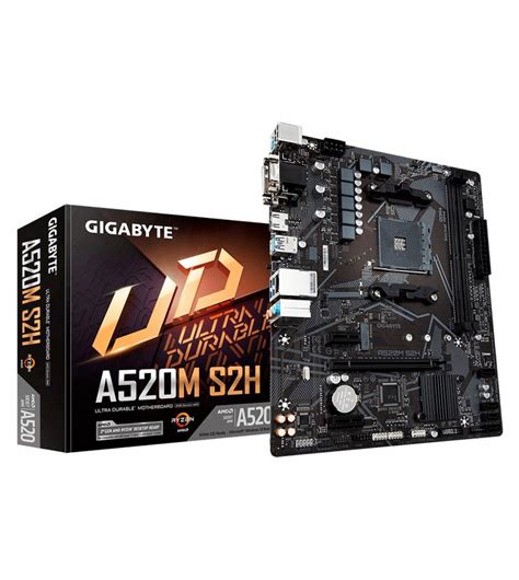 Gigabyte A520M S2H Socket AM4 Para Ryzen 3000 y 5000 Series