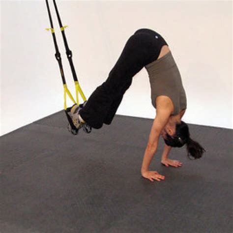 TRX suspension training. Closed chain exercises to help prevent injuries.