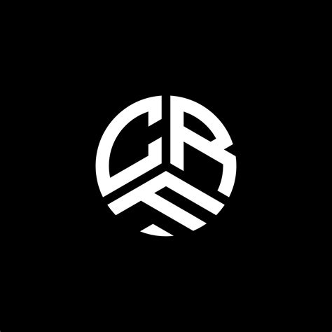 CRF letter logo design on white background. CRF creative initials letter logo concept. CRF ...