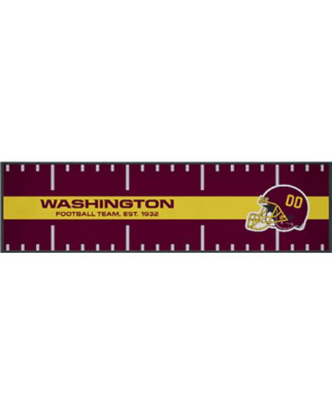 Buy Nfl Washington Football Team Merchandise Bar/kitchen Runner Counter ...