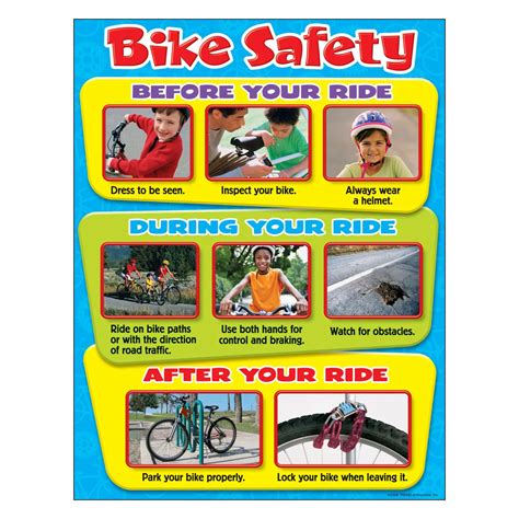 Bike Safety Learning Chart — CM School Supply