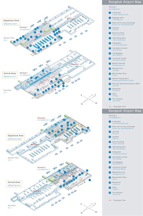 Bangkok Don Mueang Airport map - Ontheworldmap.com