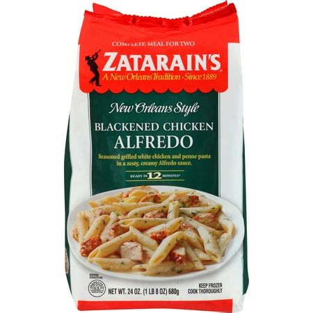 Zatarain's Blackened Chicken Alfredo Frozen Dinner, 24 oz - Walmart.com