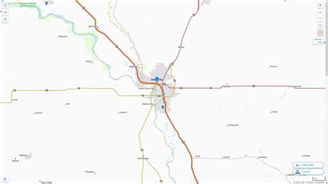 Sioux City, Iowa Map