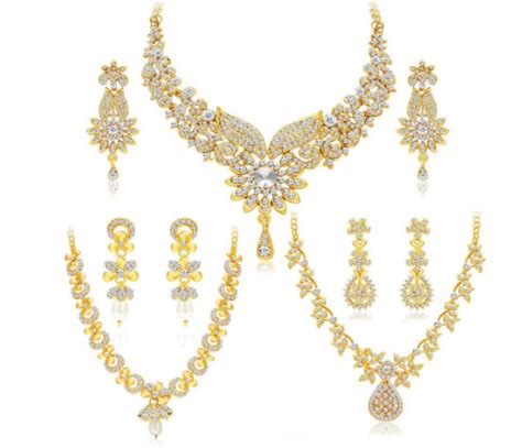 Sukkhi Jewellery Sets for Women (Golden) (413CB1900) - EASYCART