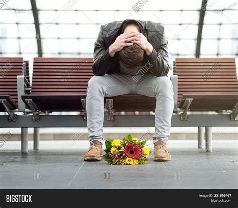 Sad Man Sitting Alone Image & Photo (Free Trial) | Bigstock