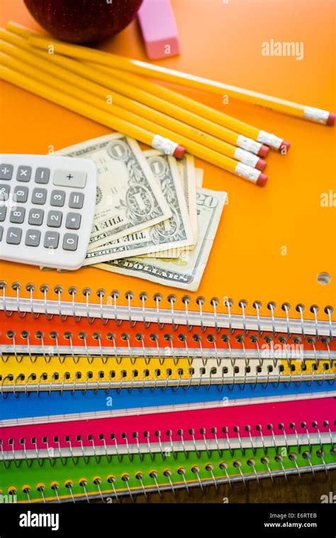 New school supplies ready for new school year Stock Photo - Alamy