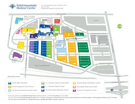 (PDF) Campus Map PDF - intermountainhealthcare.org · Breast Care Center, Mammography Medical ...